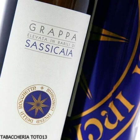 Grappa Poli Elevata in Barili Di Sassicaia Vol.40% Cl.50 Poli Distilleria Grappe