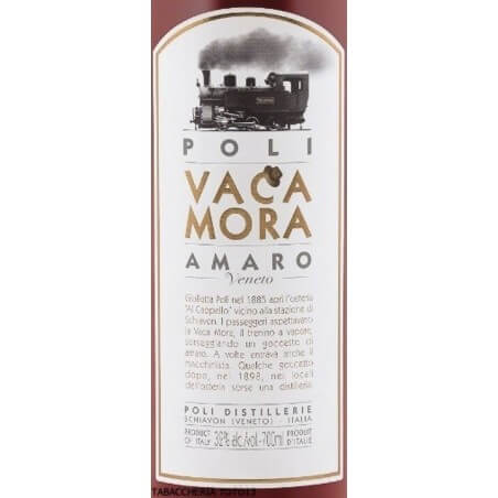 Liqueur amère Vacca Mora Poli Vol.32% CL.70 Poli Distilleria Liqueurs et amer