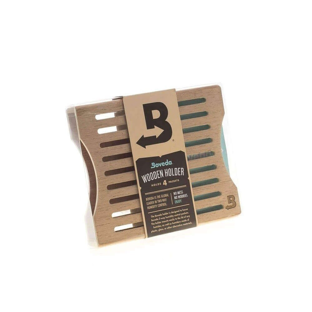 Boveda contenedor en madera para el control 4 bolsas humidor - Humidificación y Mantenimiento