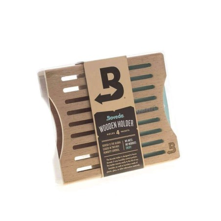 Boveda container in wood for 4 bags humidor control - Humidification & Maintenance