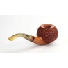 Viprati bent giant billiard curved rustic briar - Viprati Pipe