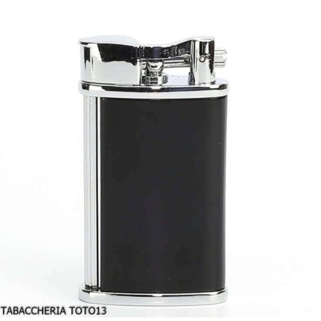 Silex laque de couleur noire plus léger squelette par Lubinski-Briquets pour la cigarette