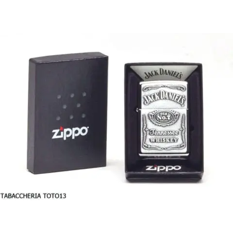 Zippo el enchufe del encendedor de placa de Jack Daniels - Alumbradores