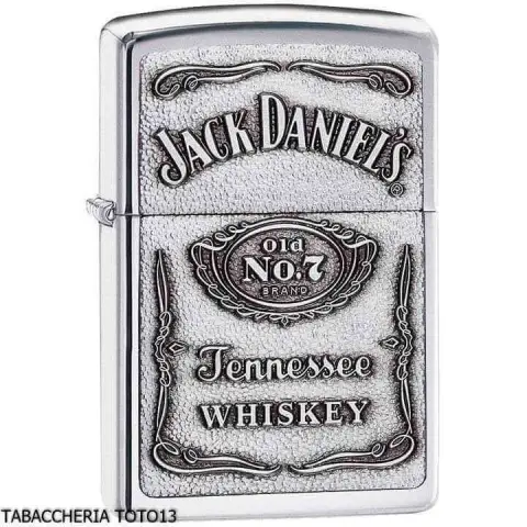 Zippo el enchufe del encendedor de placa de Jack Daniels - Alumbradores