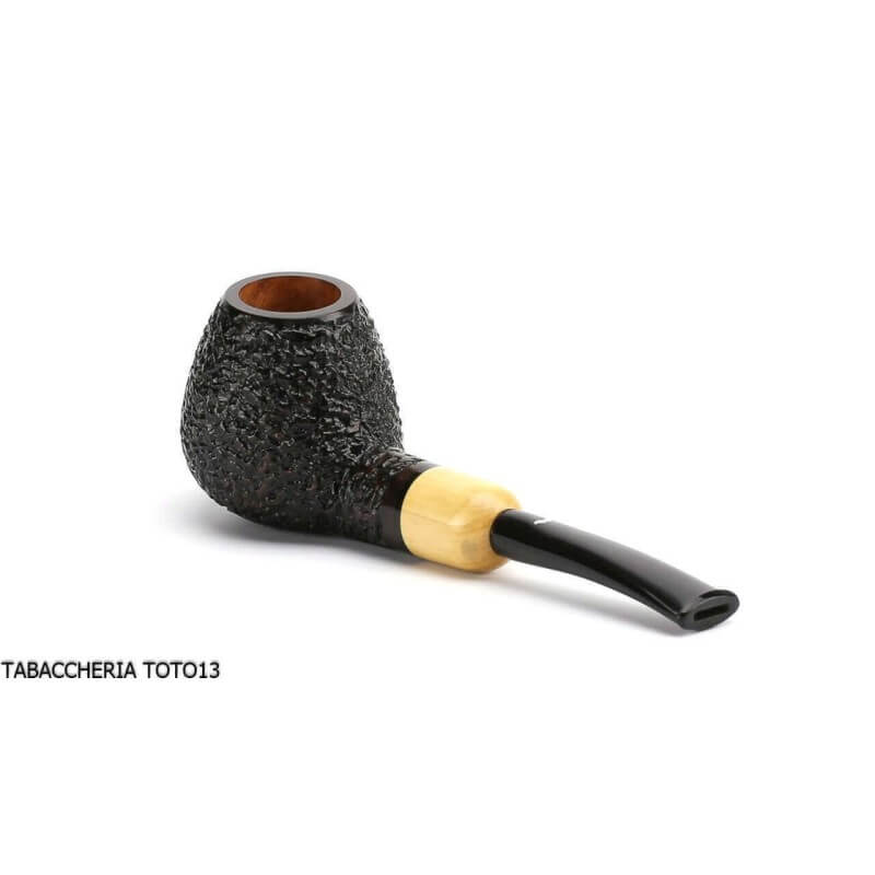 CAMINETTO rusticata tubo negro con el bambú bisel - Caminetto Pipe