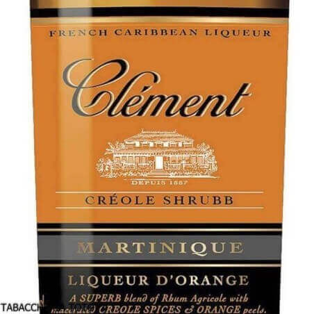 Shrubb Creole Clement liquore d'arance e rhum Vol.40% Cl.70 Maison Clément Liquori Liquori