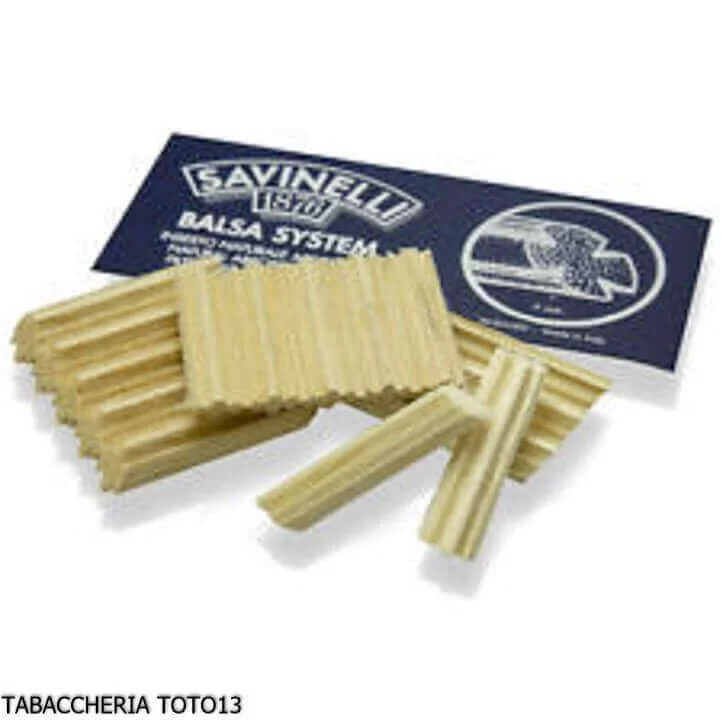 La Pipa :: Cura e Pulizia della Pipa :: Filtri per Pipa :: Savinelli -  Scatola da 50 Filtri in Balsa per Pipa da 9mm