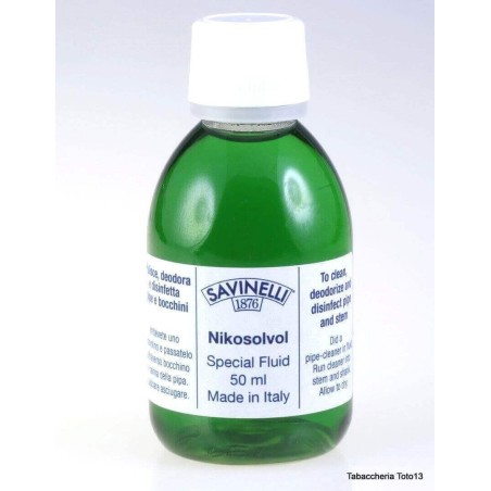 Savinelli Nikosolvol pipe cleaning liquid 50 ml - Accessories for tobacco pipes