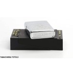 Zippo Logo Ron Cacique Incinse On Satin Chrome-Lighters Zippo