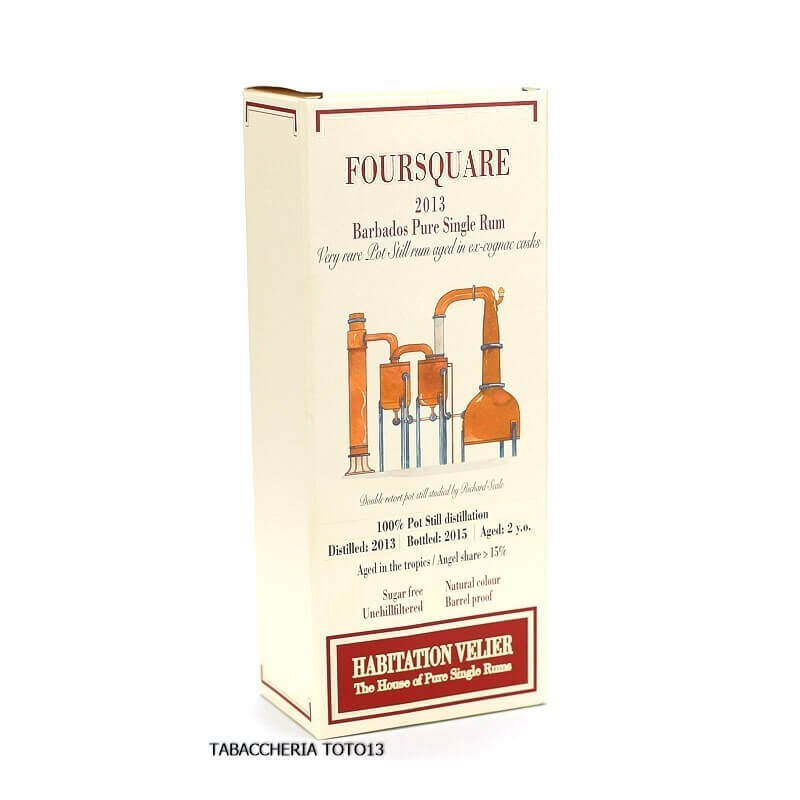 Habitation Velier Foursquare 2013 Barbados rum vol.64% cl.70 - Foursquare rum distillery