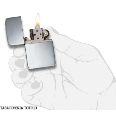 Zippo Vintage Replik 1941 Solide Glänzendes Silber - Feuerzeuge