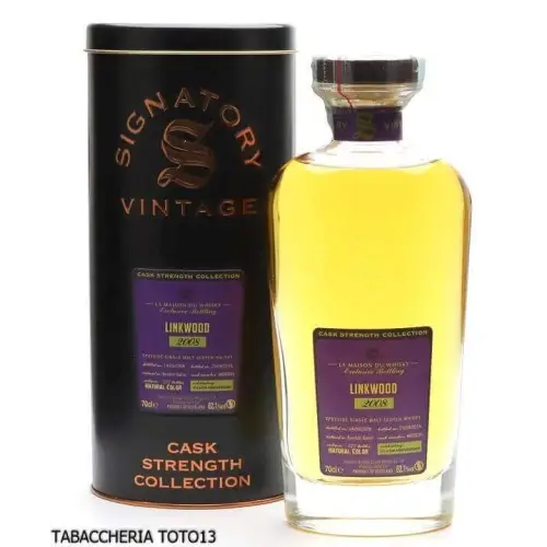 Linkwood 8 Y.O. Distilled 2008 By Signatory 60th LMDW Vol.62,1% Cl.70 - Licores