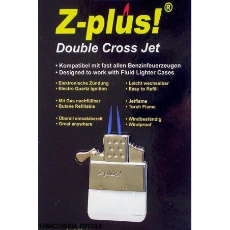 Z-plus doble llama de chorro doble inserto de gas para encendedor - Alumbradores