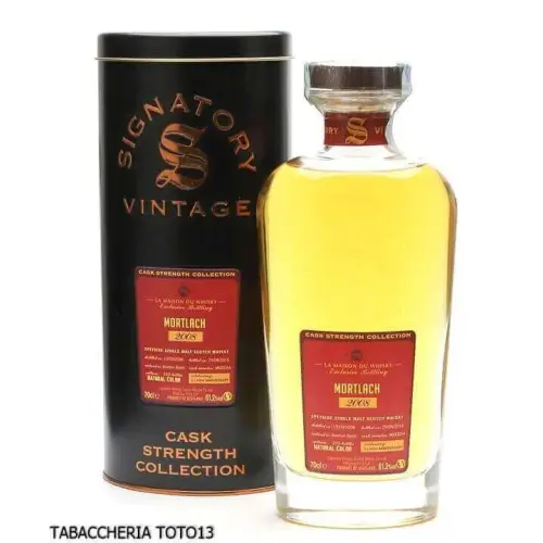 Mortlach 8 Y.O. Distilled 2008 By Signatory 60th LMDW Vol.61,2% Cl.70 - Licores