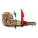 Tom Spanu tobacco pipes in cork and rare woods handmade in Sardinia Italy