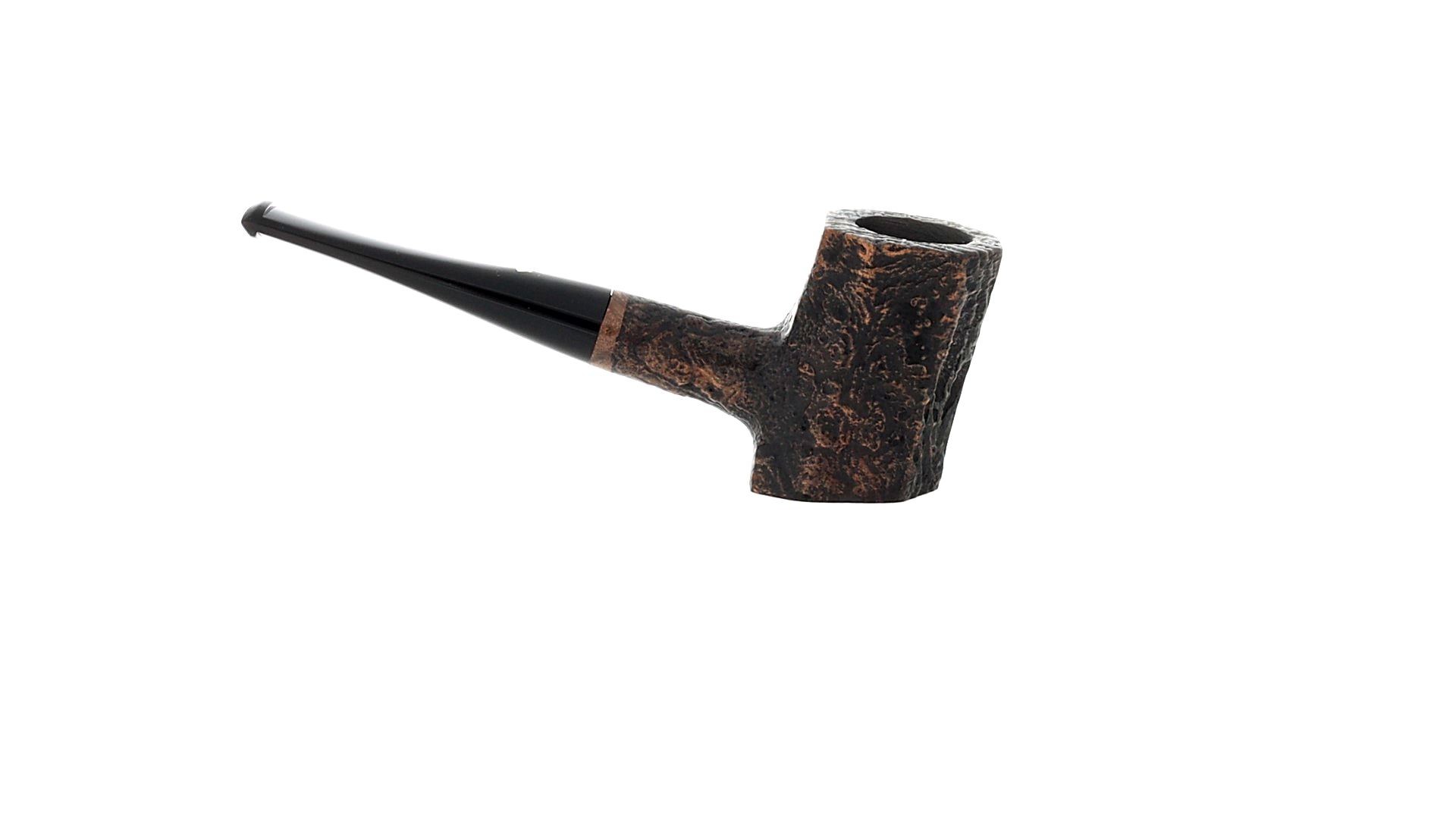 Mastro Geppetto Cherrywood shaped pipe in sandblasted briar